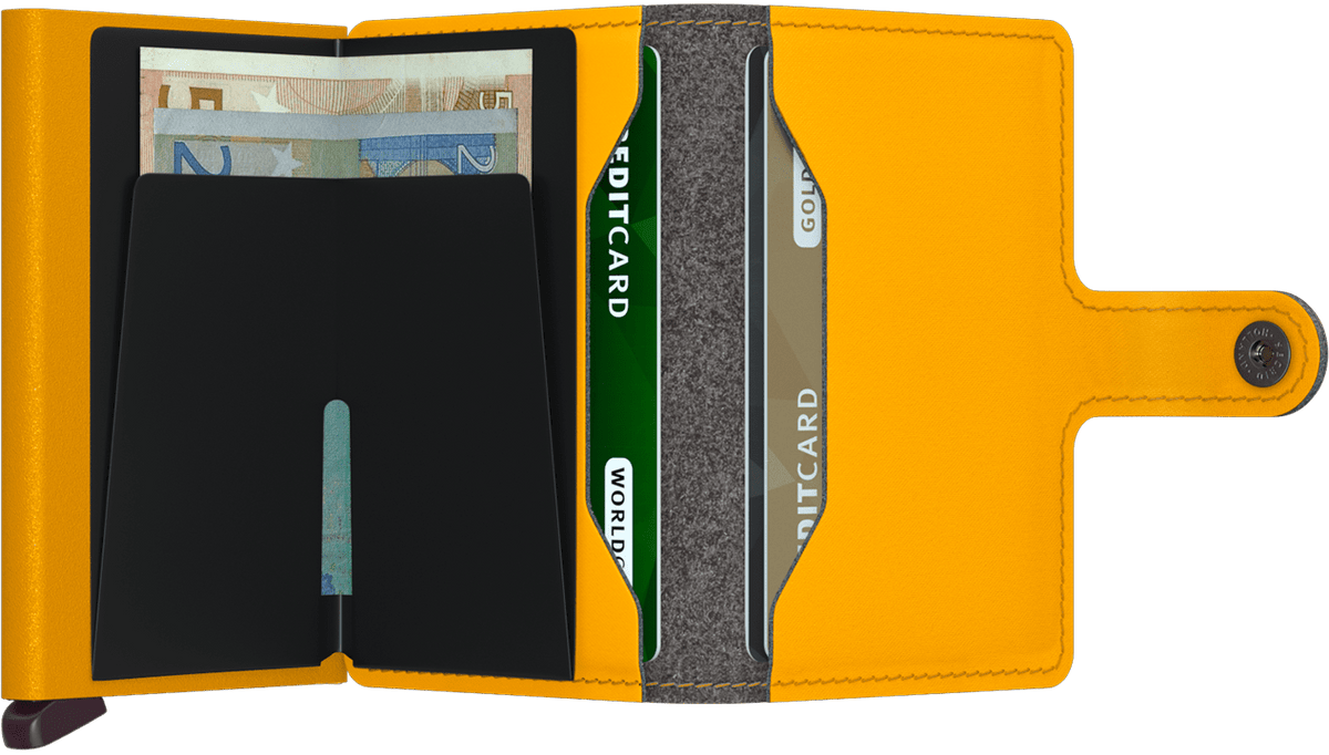 RFID Protected Mini Wallet - Yard - Ochre