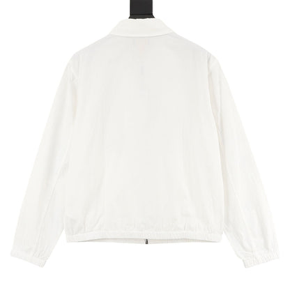 Pony Embroidered Stand-Neck Jacket