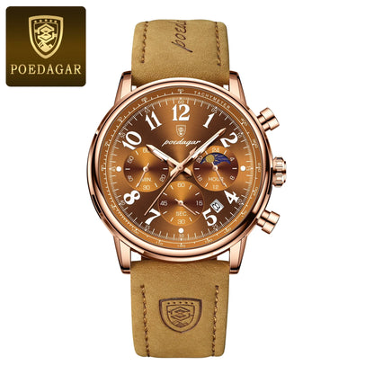POEDAGAR Tactical Chronograph Watch