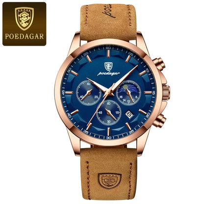 POEDAGAR Vanguard Chronograph Watch