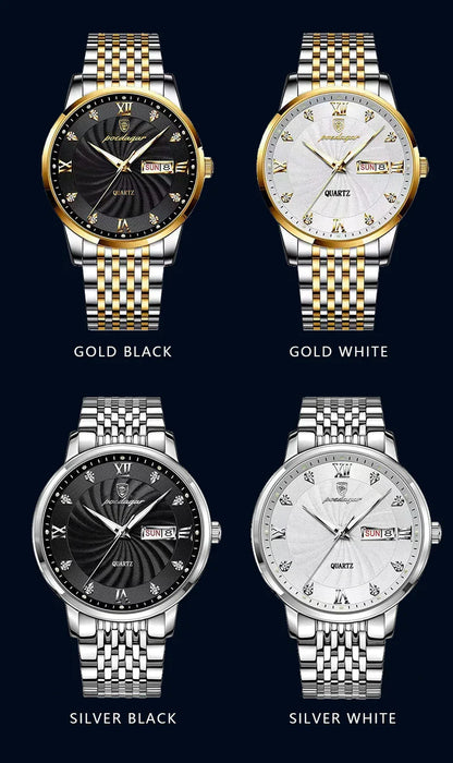 POEDAGAR Royal Day-Date Watch