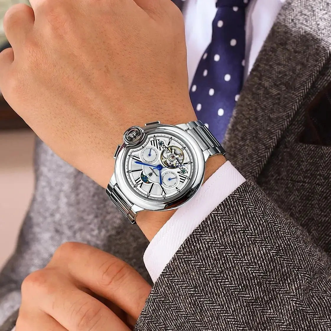POEDAGAR Royal Automatic Watch