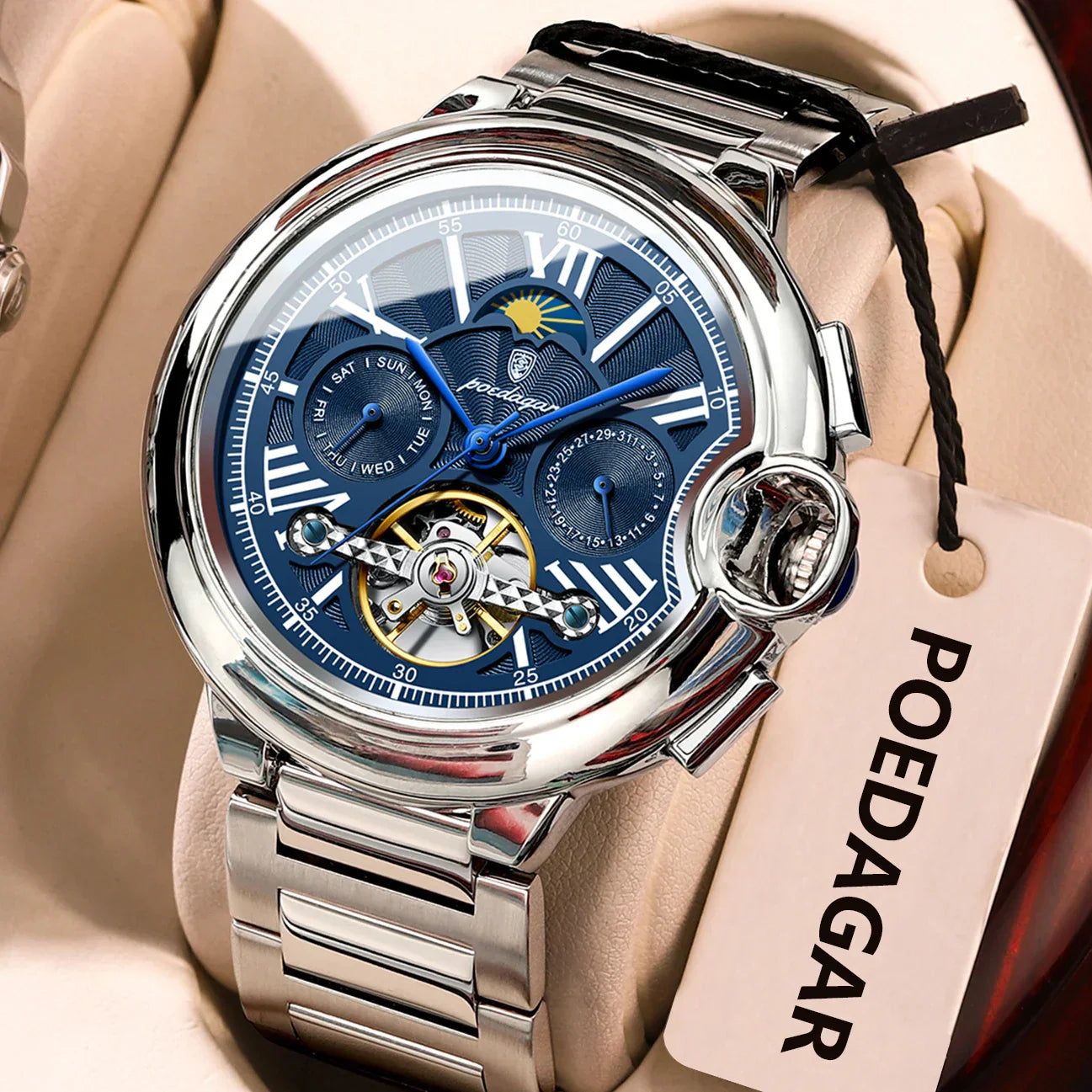 POEDAGAR Royal Automatic Watch