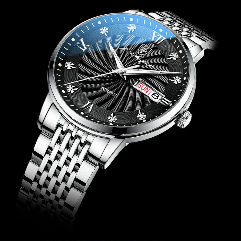 POEDAGAR Royal Day-Date Watch