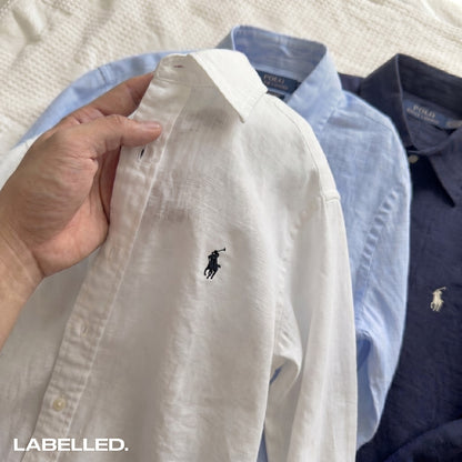 Ralph Lauren Linen/Remi Blend Shirt, White