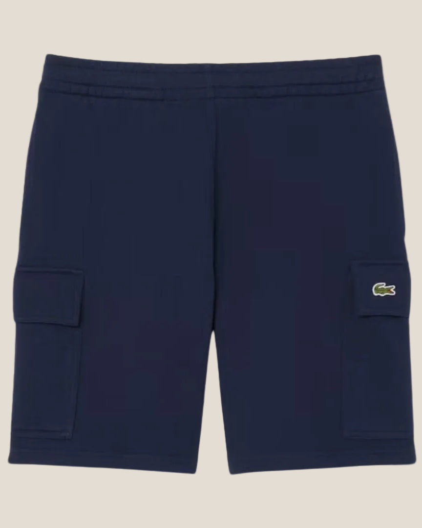 Cargo-Shorts aus Baumwollfleece