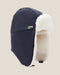 Navy blue / white