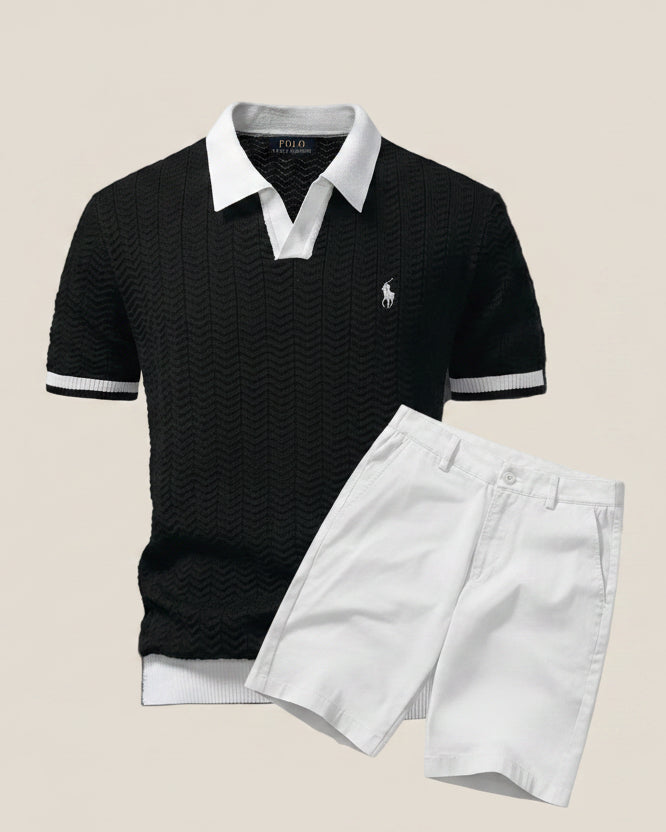 Ralph Lauren Old Money Polo Shirt + Shorts Set – Deluvier