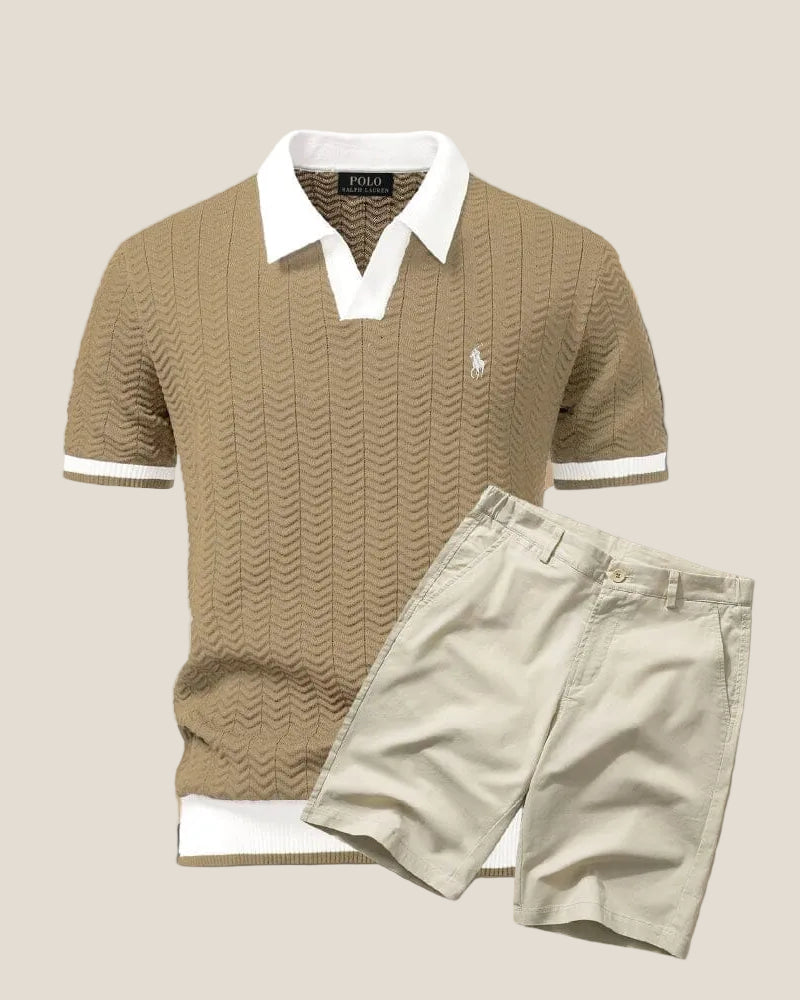 Old Money Polo Shirt + Shorts Set
