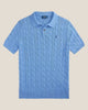 Ralph Lauren Pullover mit Polokragen aus Baumwolle und Zopfmuster