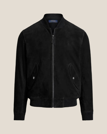 Ralph Lauren Suede Bomber Jacket