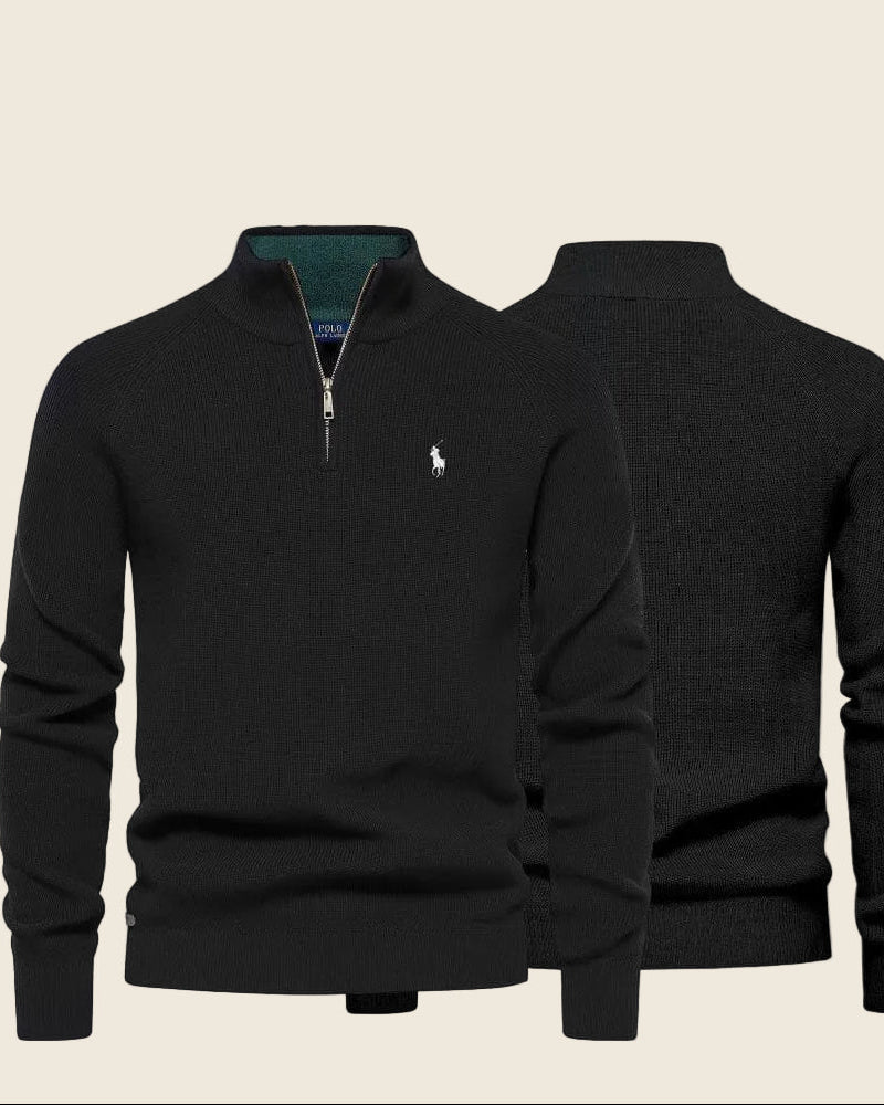 Ralph Lauren Classic Knit Quarter-Zip Sweater