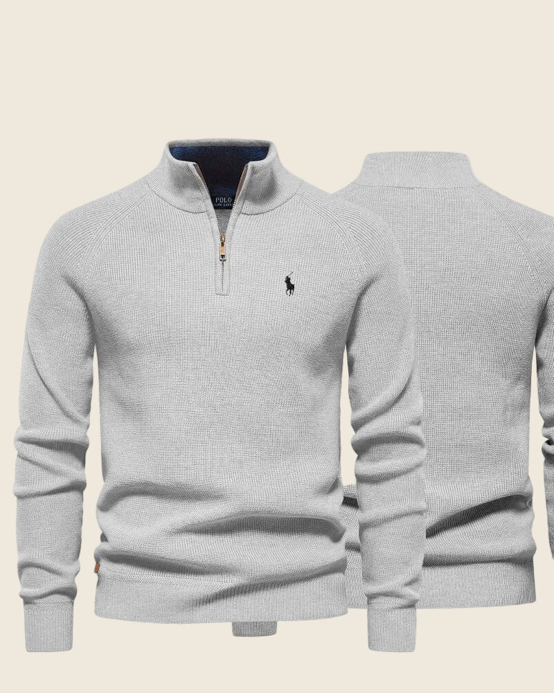 Ralph Lauren Classic Knit Quarter-Zip Sweater