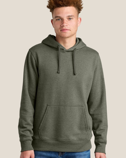 Pulloverhoodie met logo op de mouw